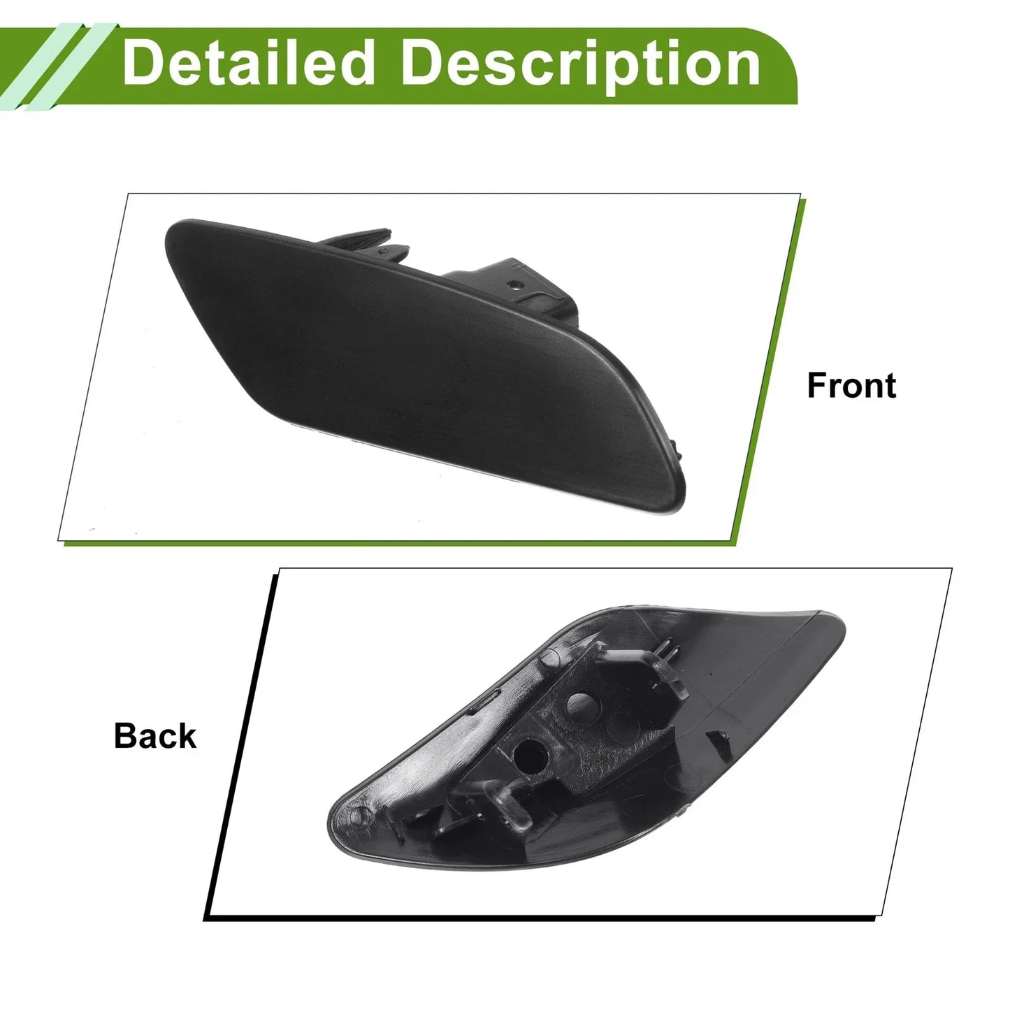 Bumper Headlight Washer Nozzle Cover for Porsche Cayenne (2003-2010)