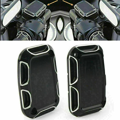 L&R ShallowCut Brake Master Cylinder Cover for Harley Touring 2014-2016