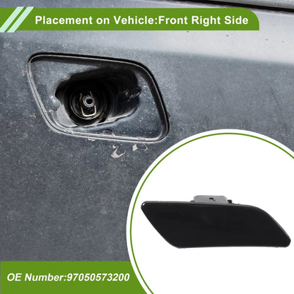 Washer Nozzle Cover for Porsche Panamera 2014-2016 Black