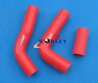 Silicone Radiator Hose Kit Red for Toyota Hilux (1997-2005)