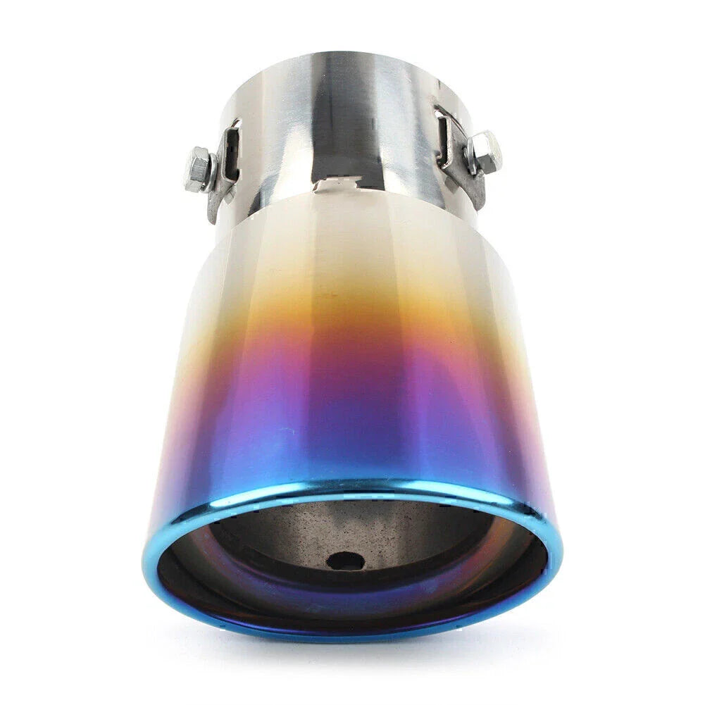 Stainless Steel Rear Bent Exhaust Pipe Tail Muffler Tip for Car Accessories
