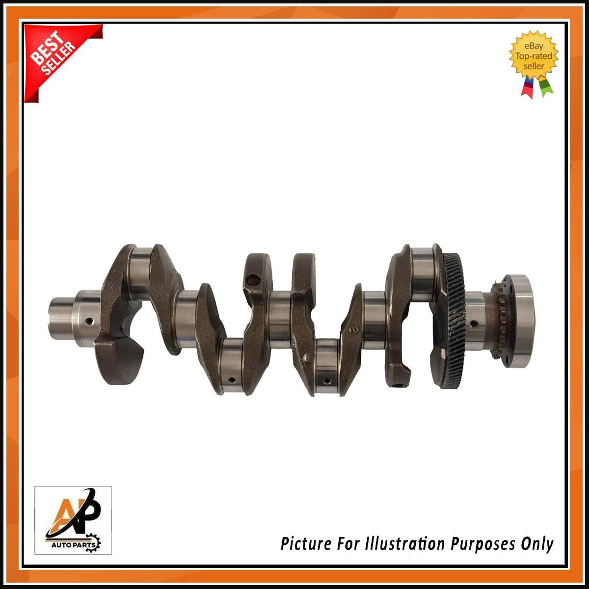 Crankshaft Replacement for Jaguar 204DTD 2.0 XE XF E-PACE Evoque (2015–2020)