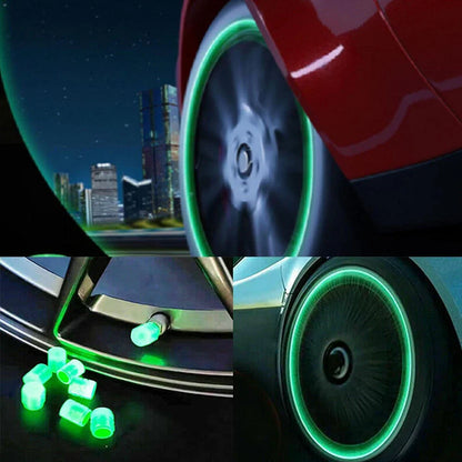 16 x Luminous Tire Valve Stem Caps for Universal Fit ( Specified)