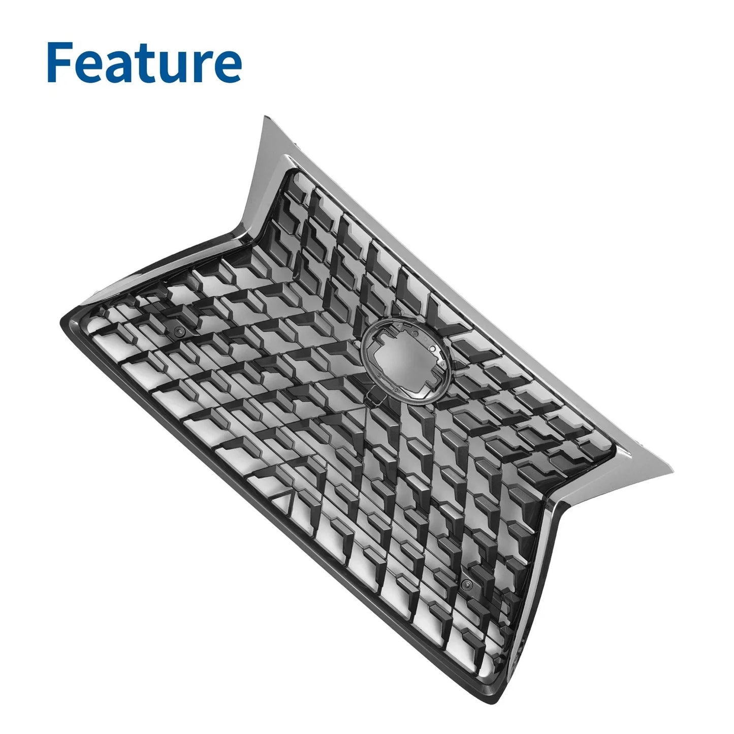 Front Hood Bumper Grille for Lexus GX460 Black (2021)