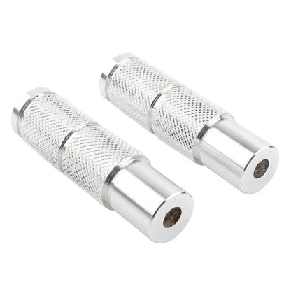 CNC Silver Rear Foot Pegs for Universal Motorcycle