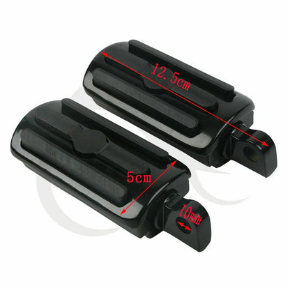 Black Rear Footpeg Mount Bracket for Harley Sportster (2014-2022)