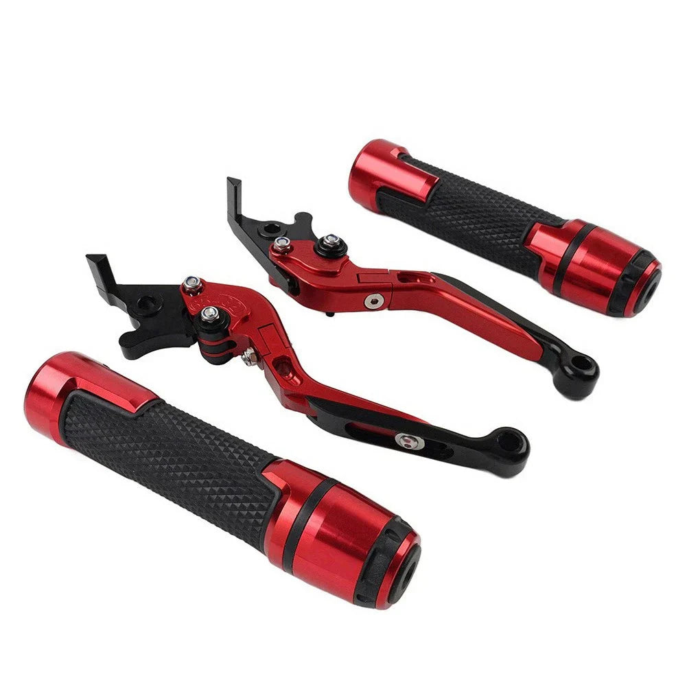 Folding Extendable Brake Clutch Levers & Handlebar Grips for Kawasaki Z900RS