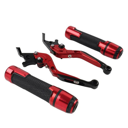 Folding Extendable Brake Clutch Levers & Handlebar Grips for Kawasaki Z900RS