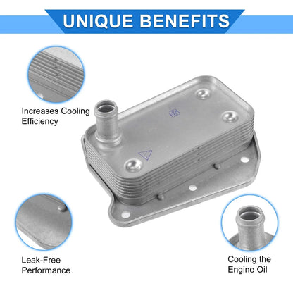 Engine Oil Cooler with Seals for Dodge Sprinter 3500 (2007-2018)