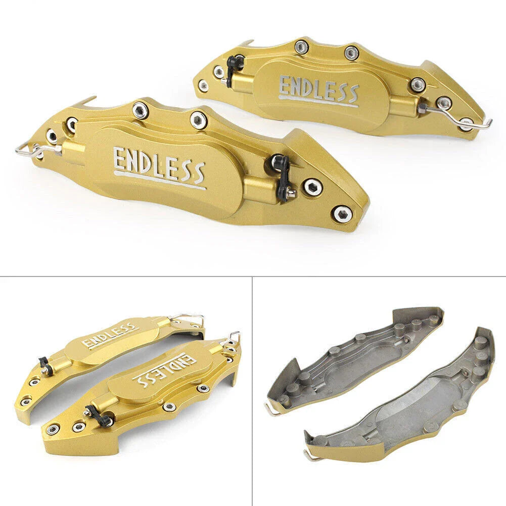 3D Metal Brake Caliper Covers for Universal Car - Large, 5 Colors