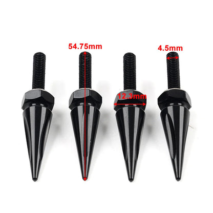 Chrome Windshield Spike Bolts for Harley Road Glide (2015-2023)