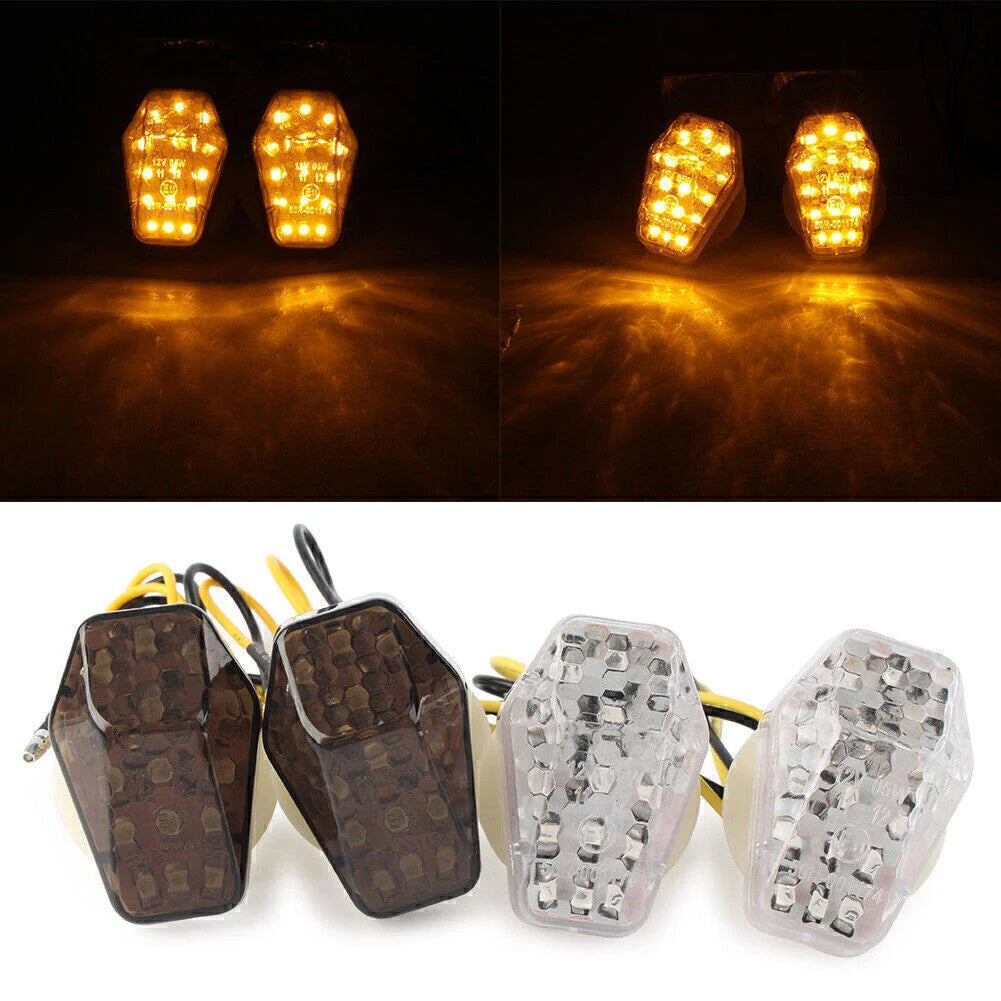 LED Turn Signal Light Indicators Amber for Suzuki GSXR600 750 1000 SV650 (2001-2023)