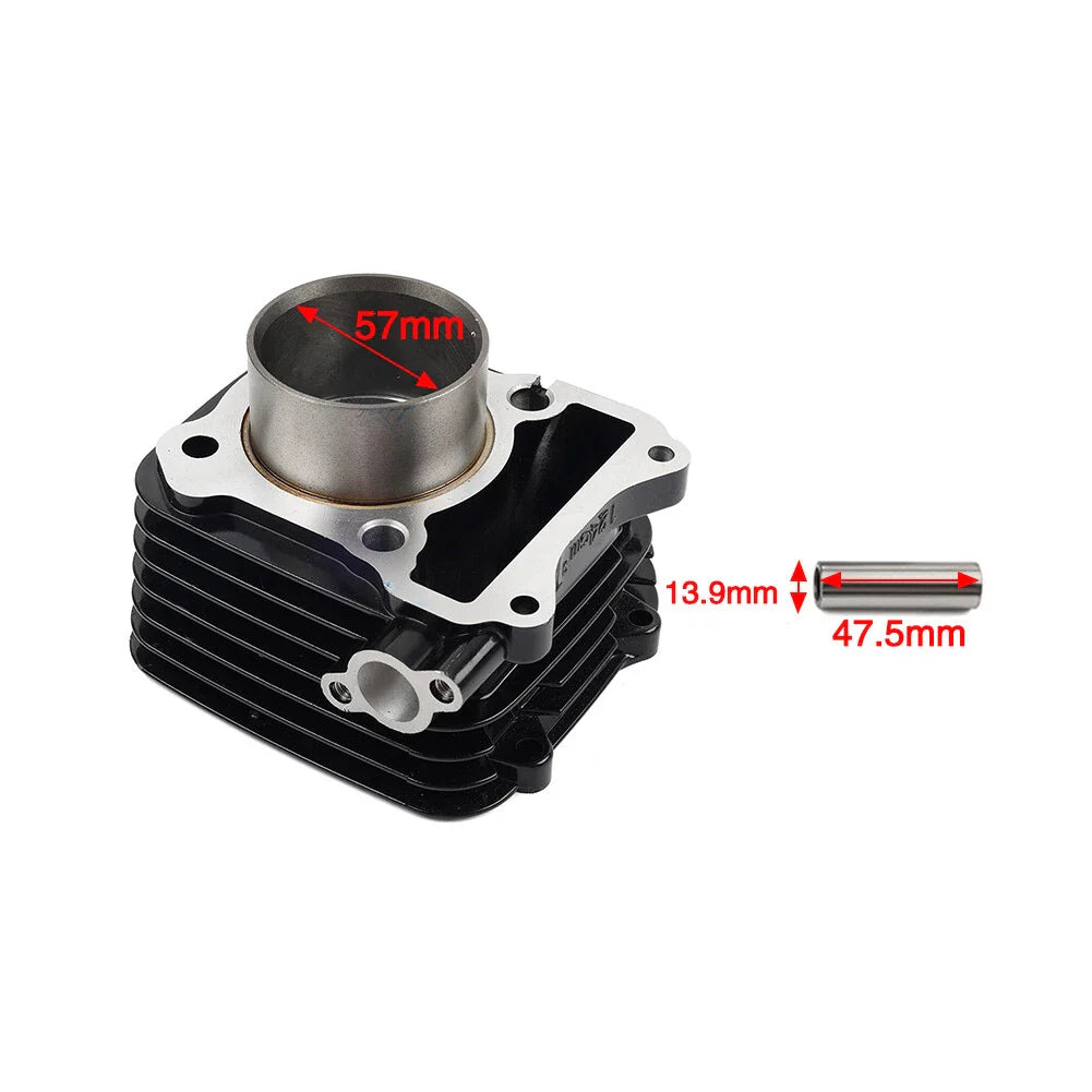57MM Cylinder Piston for Suzuki GN125 EN125 GS125 GZ125 TU125 DR125