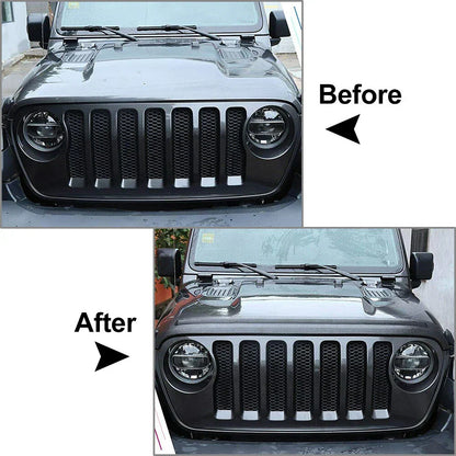 Hood Stone Chip Deflector for Jeep Wrangler JL (2018-2022)