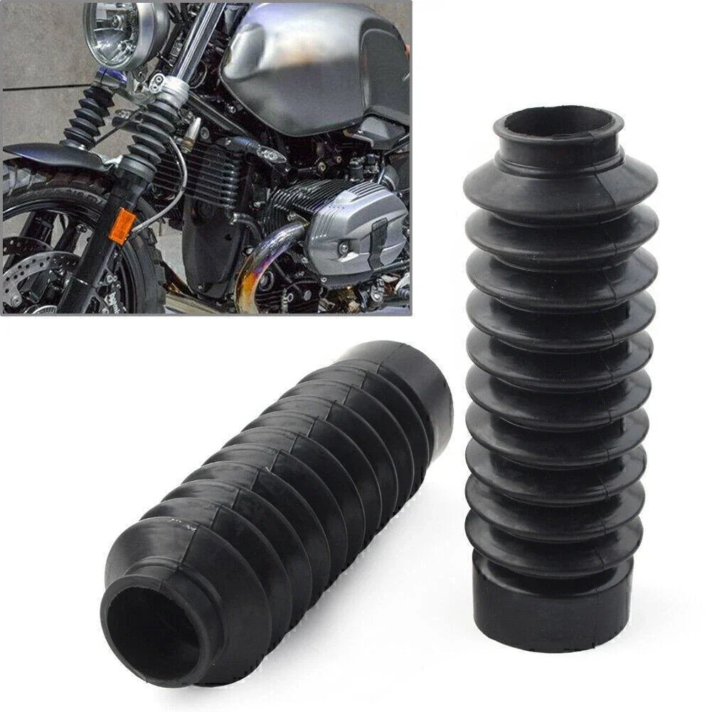 Front Dust Rubber Fork Slider Covers for BMW R nine T Racer Pure (2014-2020)