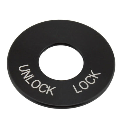Black Ignition Fork Lock Trim Insert for Harley Road King FLHR (1994-2024)