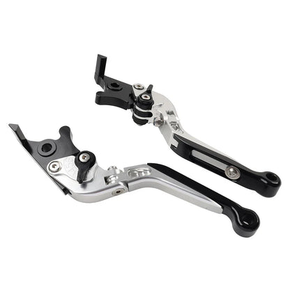 Silver Extendable Brake Clutch Levers for BMW R1200GS (2004-2012) R1200GS ADV (2006-2013)