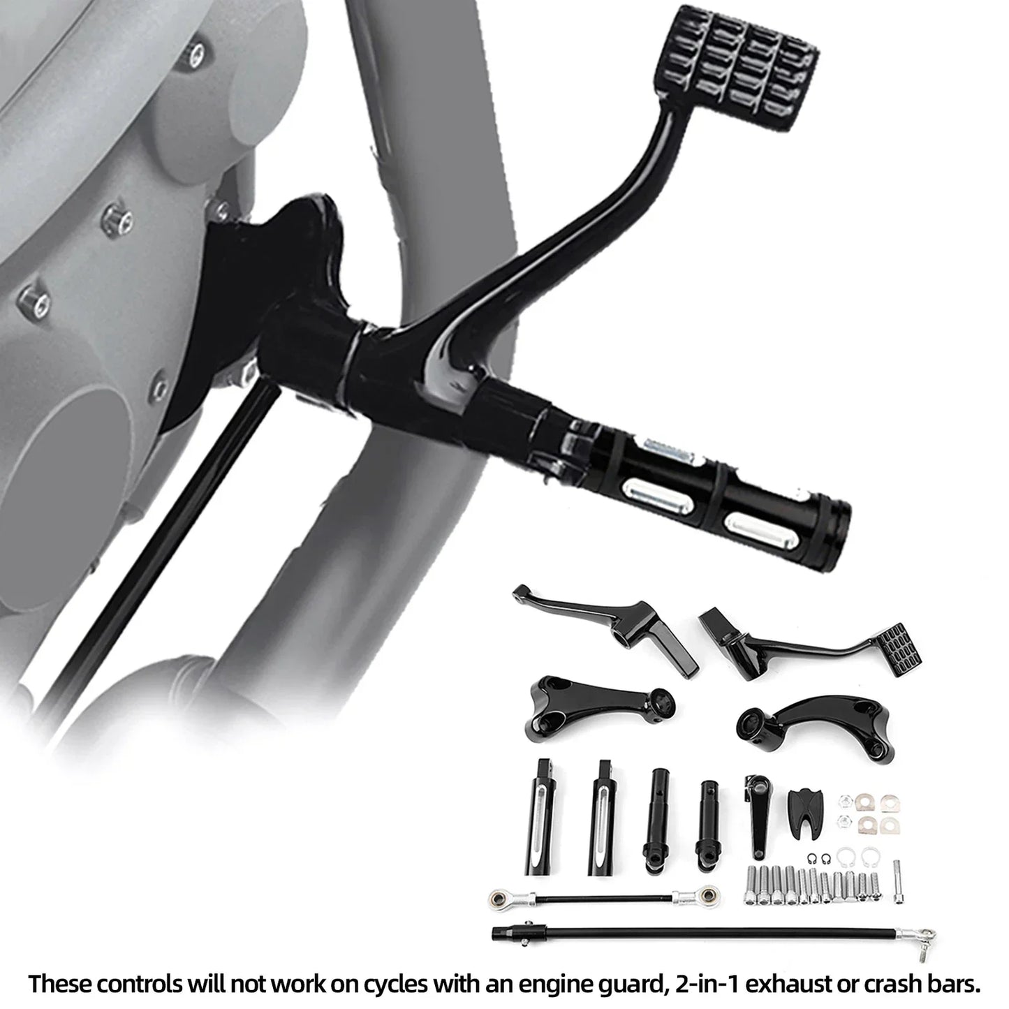 Forward Control Foot Pegs for Sportster XL1200 XL883 (2014-2022)