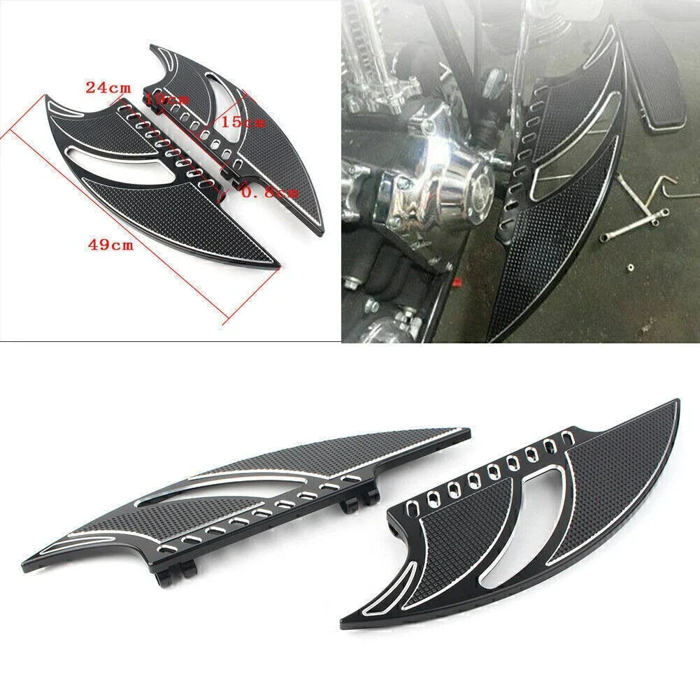 Driver Stretched Floorboards Inserts for Harley Touring (2014-2023)