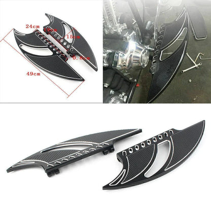 Driver Stretched Floorboards Inserts for Harley Touring (2014-2023)