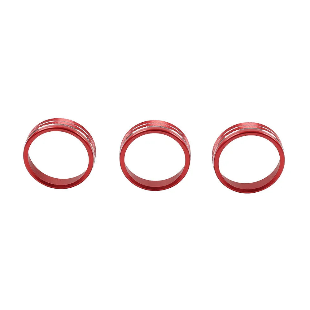 Red Center Console AC Knob Ring Trim for Subaru BRZ, Toyota GR86 (2021-2024)