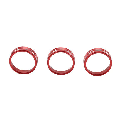 Red Center Console AC Knob Ring Trim for Subaru BRZ, Toyota GR86 (2021-2024)