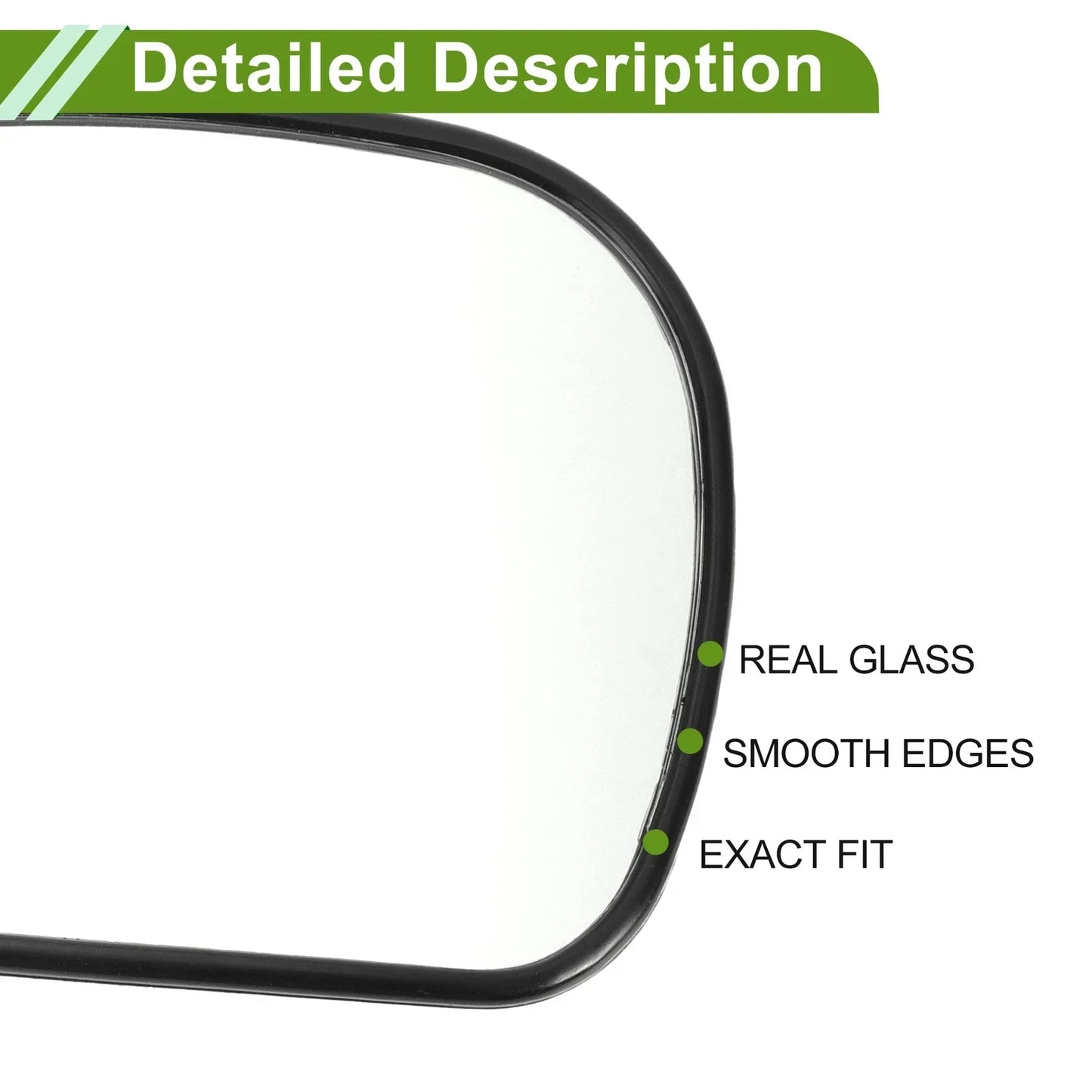 Heated Left Side Mirror Glass for Hyundai Sonata (1999-2005)
