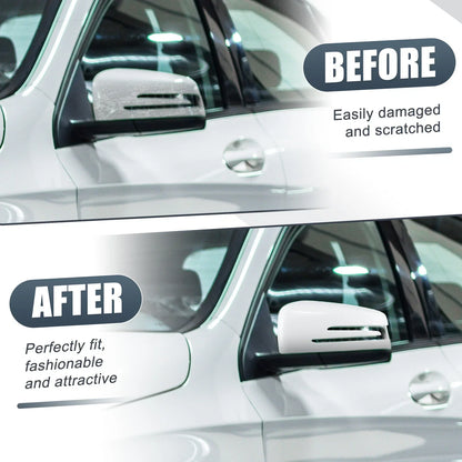 Left Mirror Cover Cap White for Mercedes Benz A Class B Class C Class E Class
