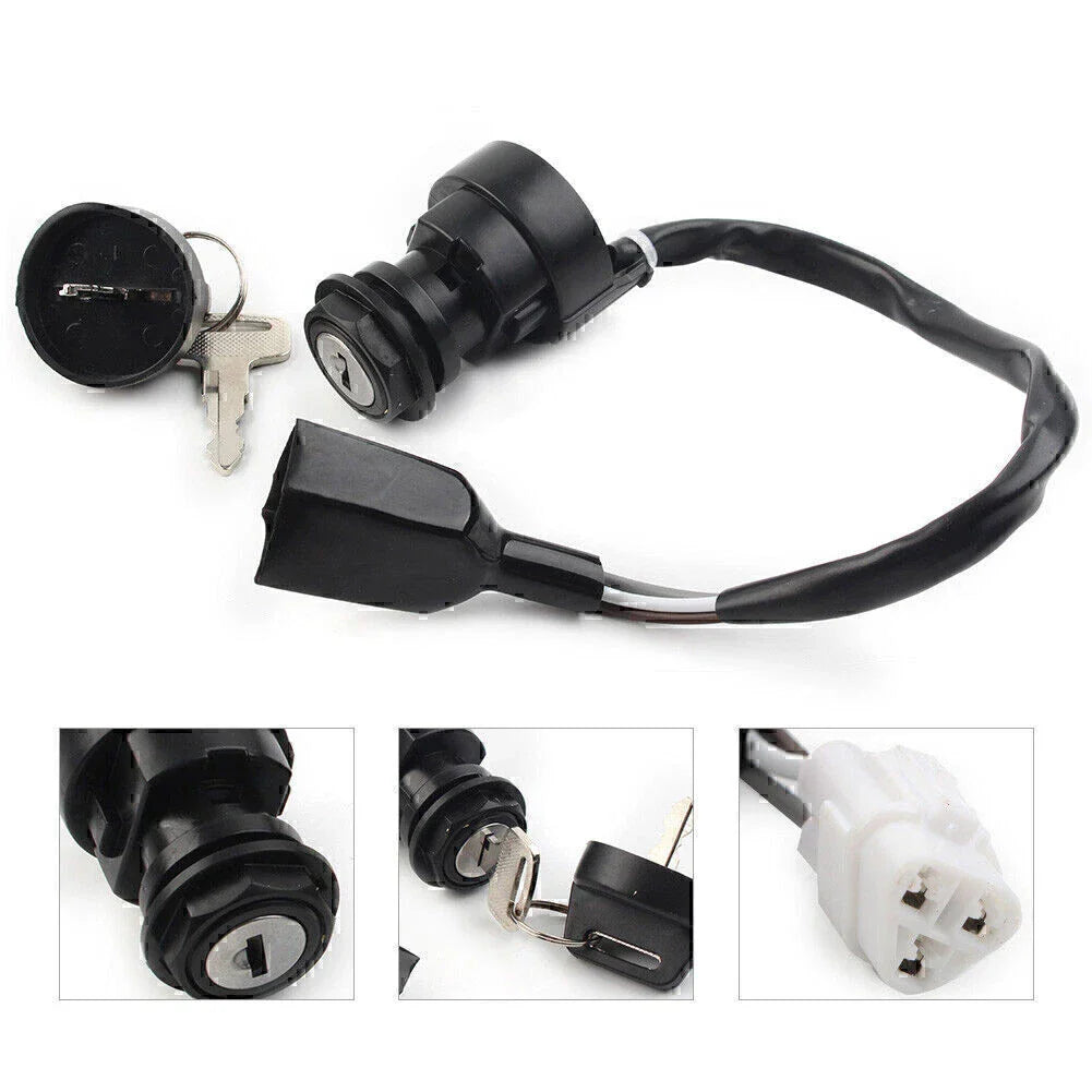 Ignition Key Switch for Kawasaki Brute Force KVF650D KVF750 Prairie (2003-2023)
