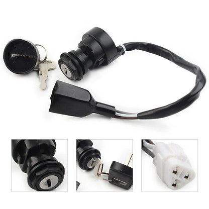 Ignition Key Switch for Kawasaki Brute Force KVF650D KVF750 Prairie (2003-2023)