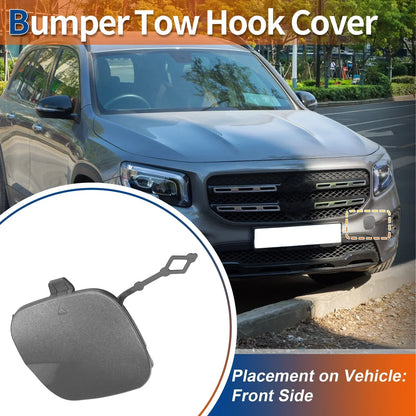 Front Bumper Tow Hook Cover for Mercedes GLB X247 W247 (2019-2023) Gray
