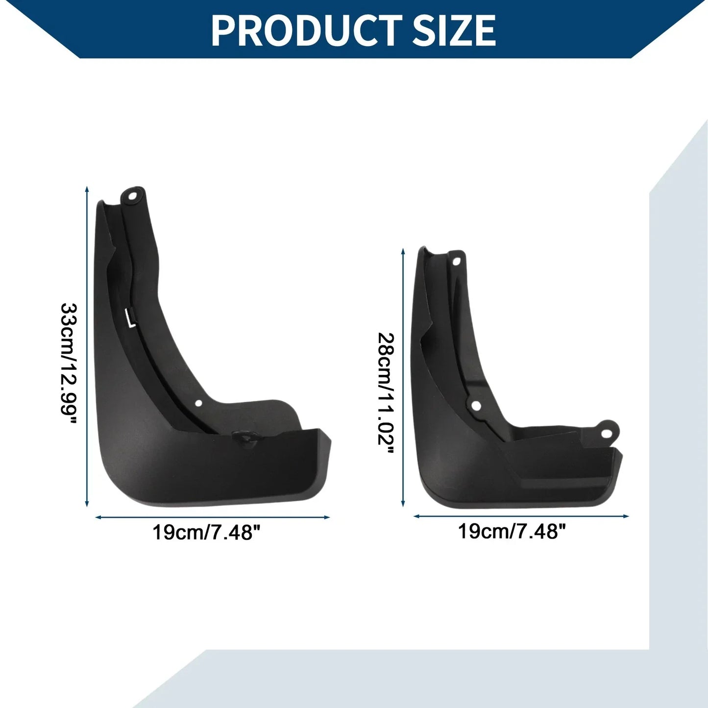 Mud Flaps Splash Guards 2 x Front & Rear for Honda E-NP1 (2022-2024)