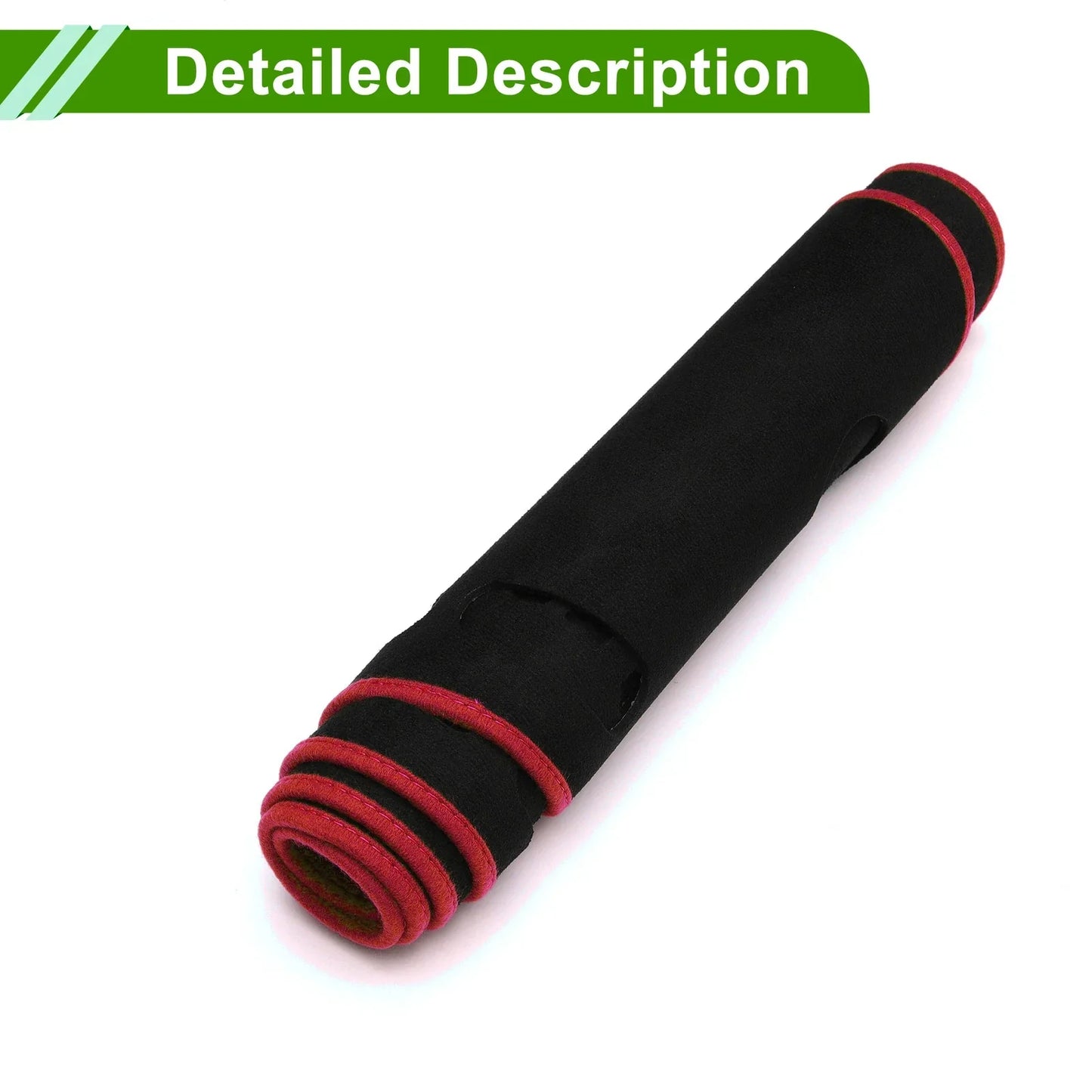 Dashboard Cover Mat for Mercedes E-Class 2010 Sun Protector Pad Black Red
