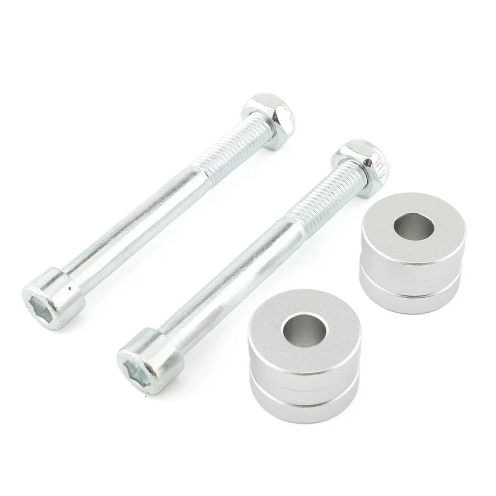 Handle Bar Risers for Ducati Hypermotard 1100 (2007-2009) Silver