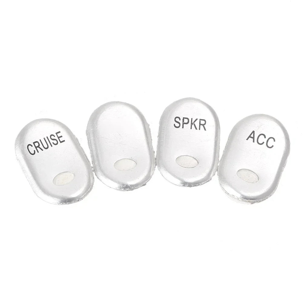 Stainless Steel Rocker Panel Switch Button Cover for Harley Touring FLHT FLTR (2014-2023)
