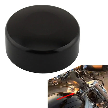 Black Upper Fork Stem Center Cover for Harley V-Rod Night Rod Special (07-11)