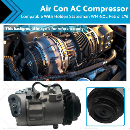 AC Compressor for Holden Statesman WM 6.0L Petrol (2006-2013)