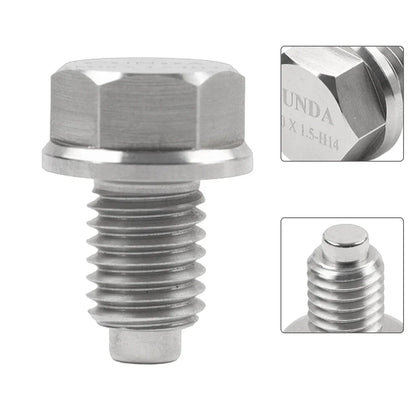 Magnetic Oil Drain Plug M10x1.5 for Kawasaki KX65 KX85 KX100 KX125 KX450F KX500