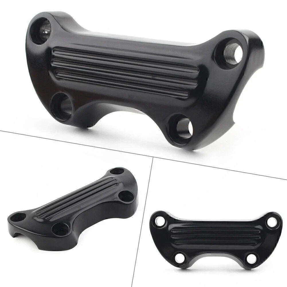 1" Handlebar Riser Top Clamp Cover for Harley Sportster Softail Dyna
