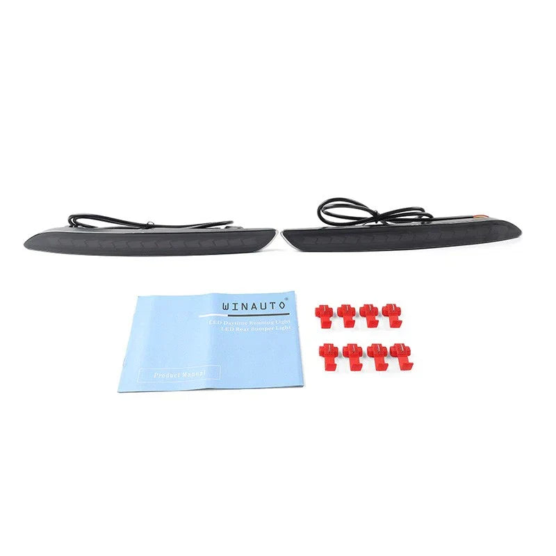 Smoked Black Rear Bumper DRL Turn Signal Brake Lamp for Honda Accord (2023-2024)