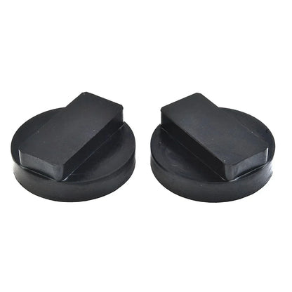 2 x Rubber Jacking Point Pad Adaptor Black for BMW 3/4/5 Series
