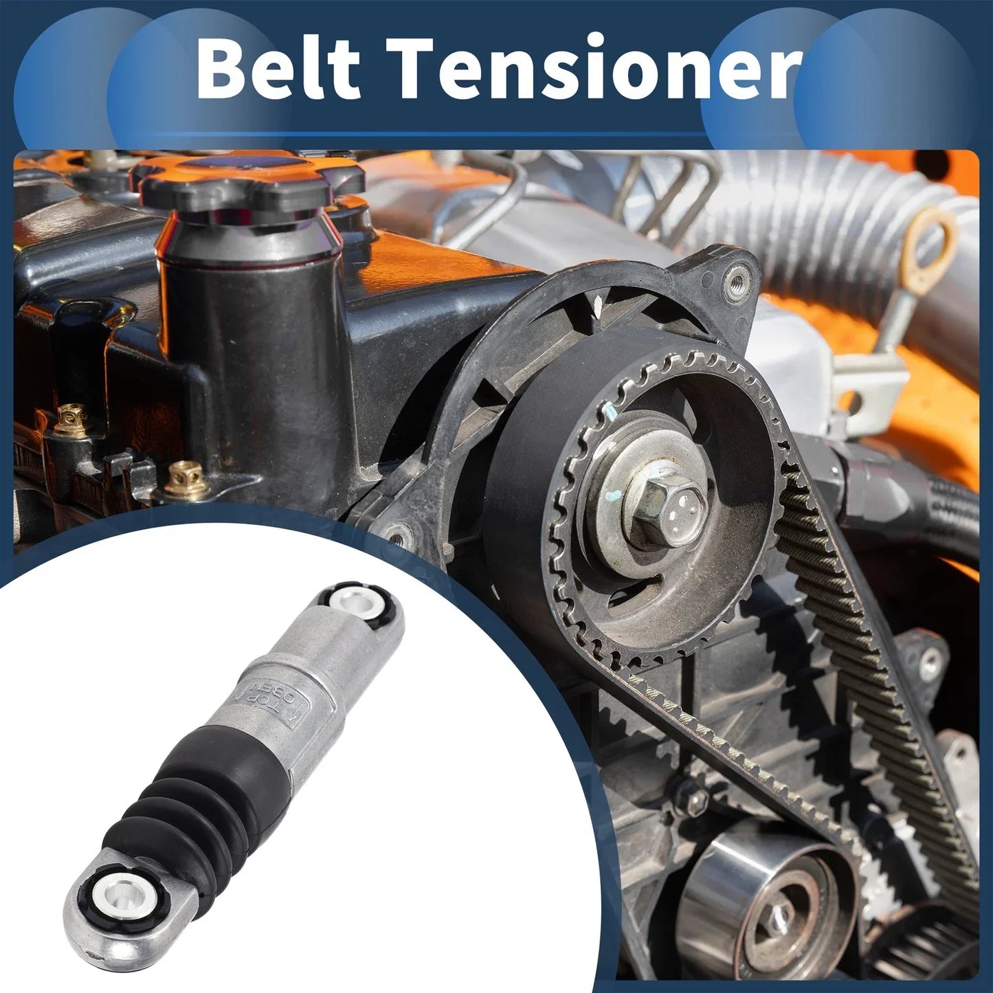 Belt Tensioner for Porsche Cayenne (2002-2010) Metal 1 x Unit