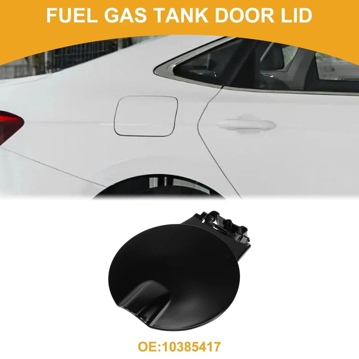 Fuel Tank Door Cap for Chevy Colorado 2004-2012 Fuel Filler Flap Cover Black