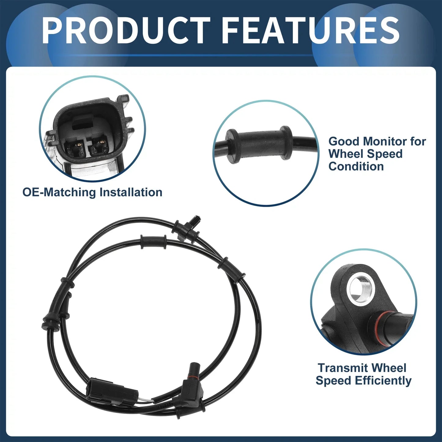 ABS Wheel Speed Sensor for Dodge Ram 3500 (2010-2018)