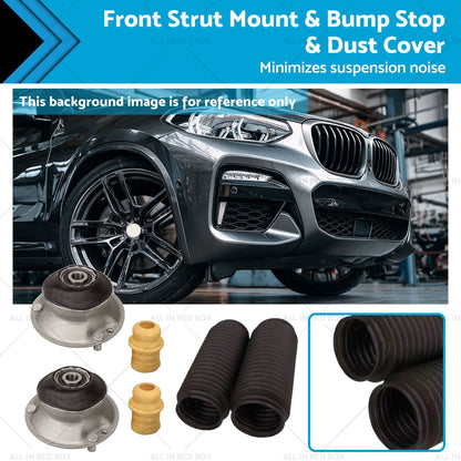 6 x Front Strut Mount & Bump Stop & Dust Cover for BMW X3 (2004-2010)