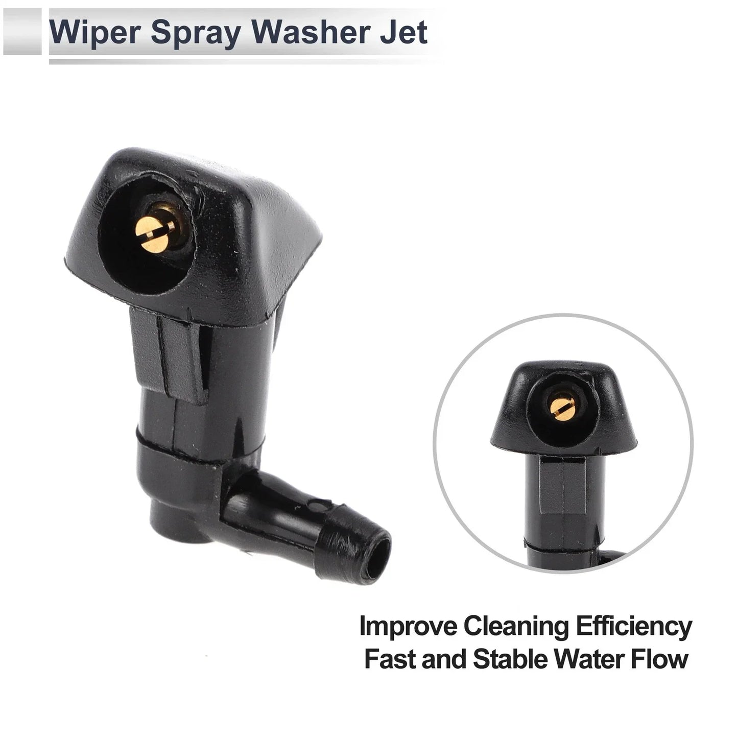 Washer Nozzle & 8 x Hose Connectors for Honda (No.76810SDAA11)