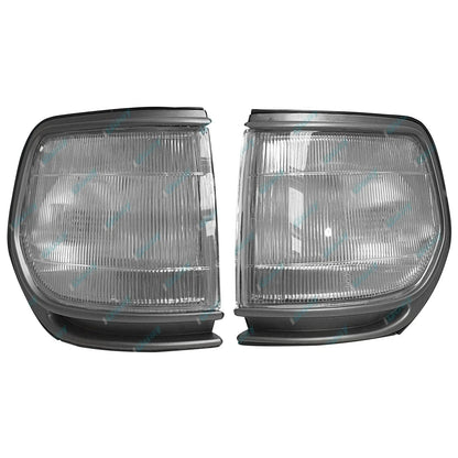 LH+RH Front Corner Lights Pair for Toyota Landcruiser 80 Series Sahara 1990-1997