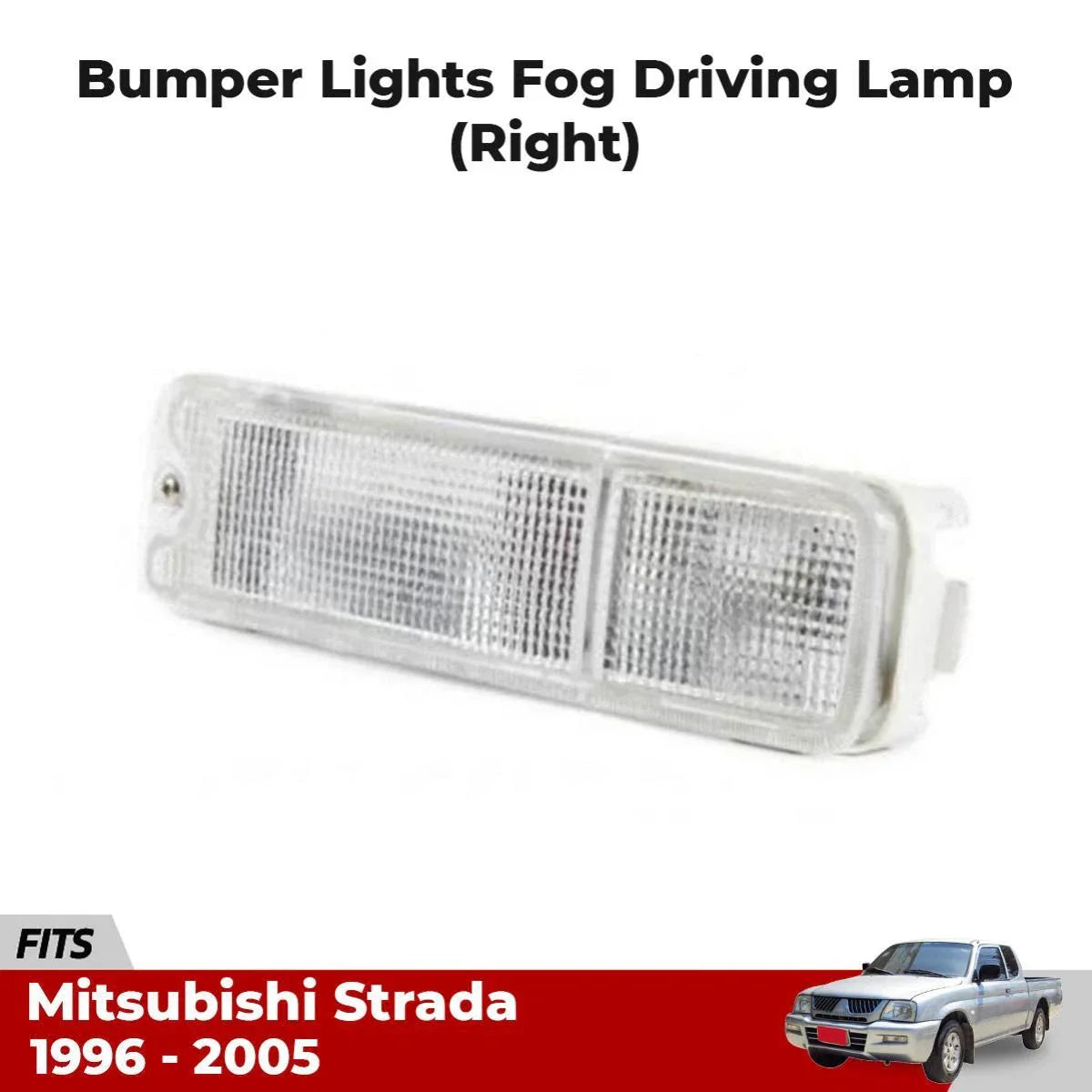 Front Bumper Light Lamp RH Fits Mitsubishi Strada L200 Grandis Pickup 96-05 D05