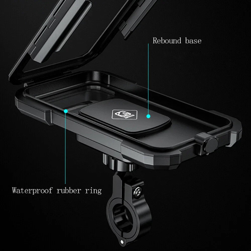 Wireless Fast Charger Type C Phone Holder Case for Motorcycle Universal