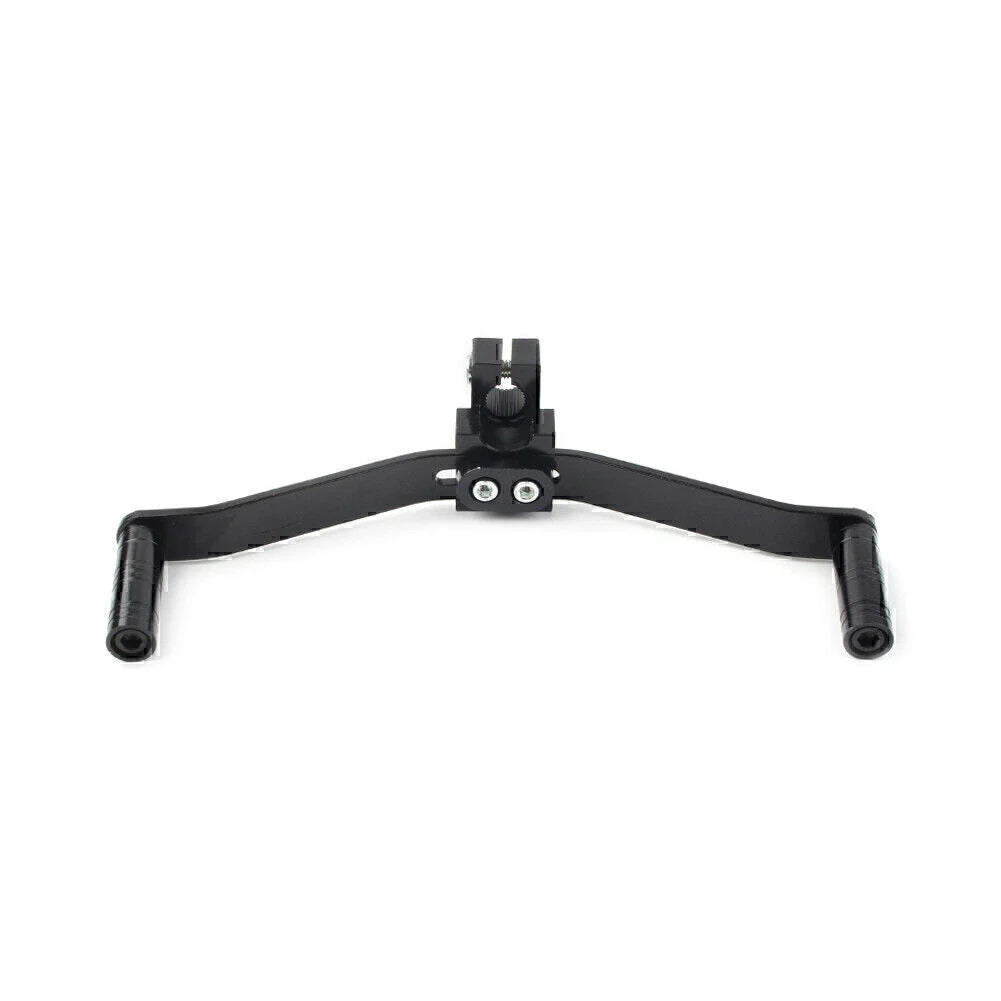 Dual Way Gear Shift Lever Footrest Pedal Shifter for Universal Motorcycle 21cm Black
